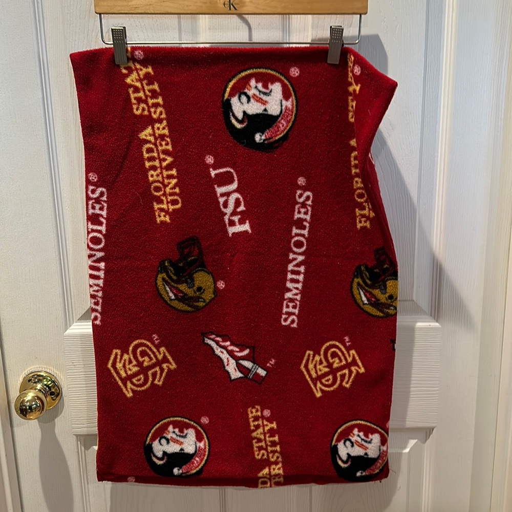 Florida State FSU Seminoles garnet and gold standard Pillow cover with zipper